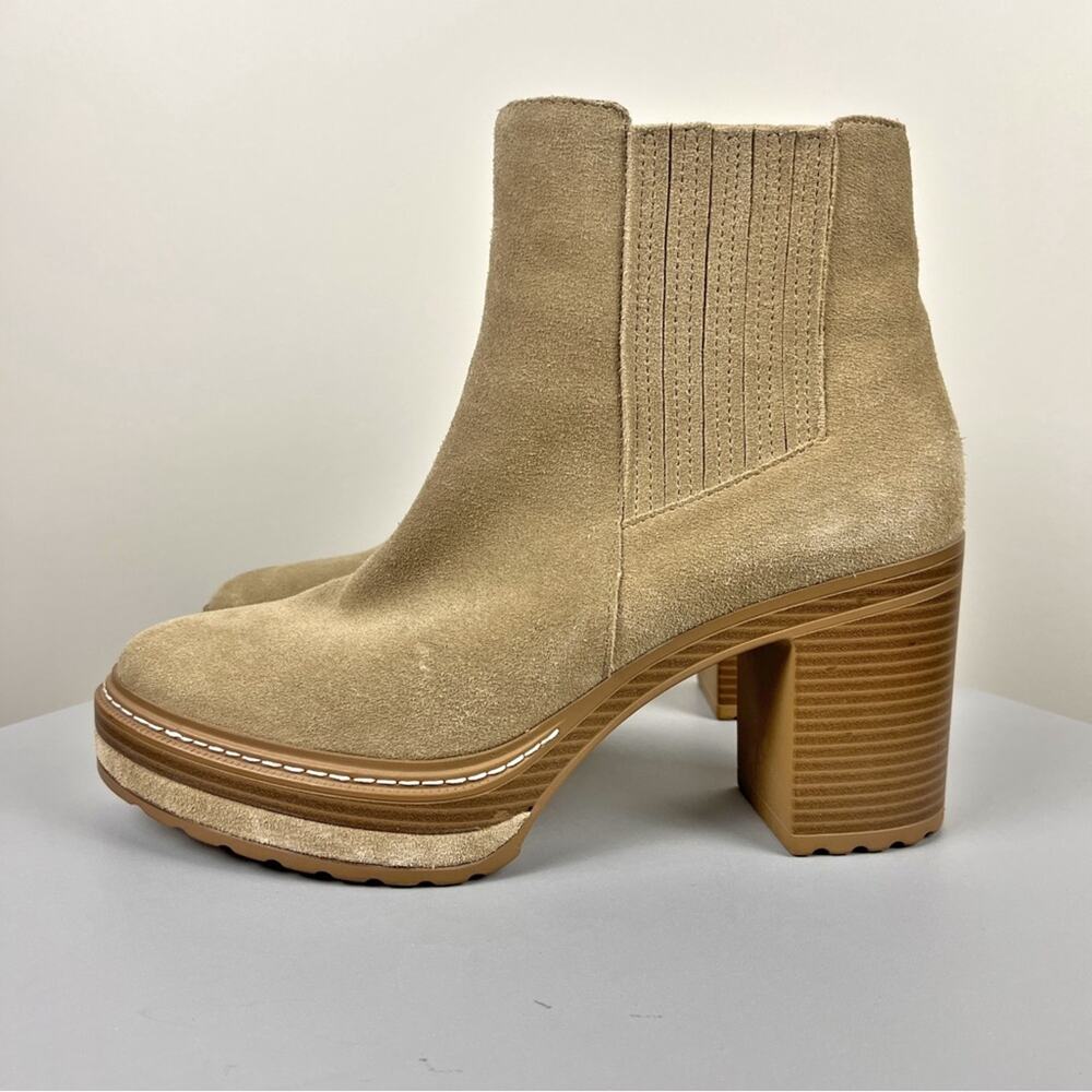Steve Madden Suede Platform Booties
